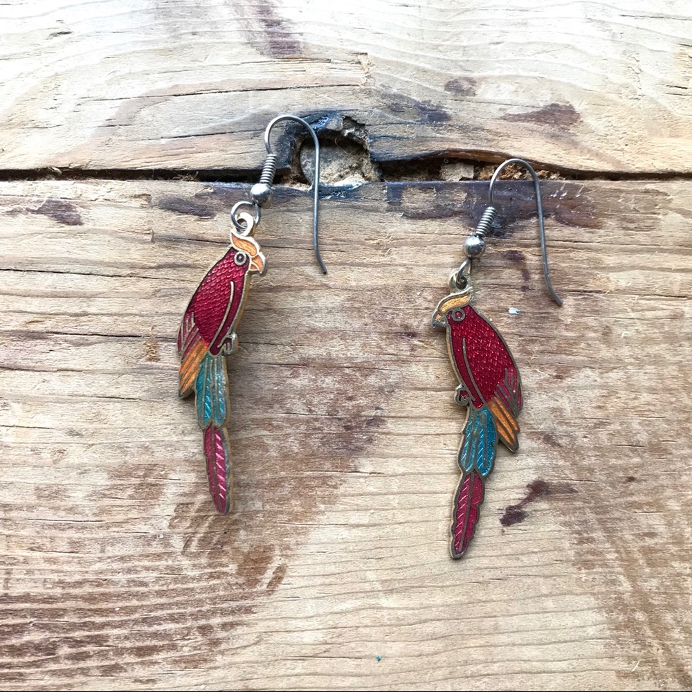 Earrings- Parrots / Birds